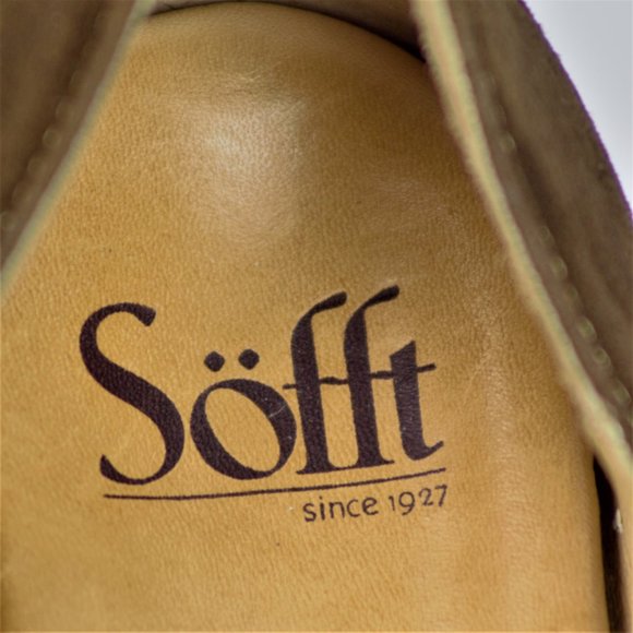 Söft 7M Two-tone Brown Suede Leather Pumps - Picture 10 of 16